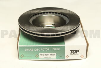 TOP 4351235210 BRAKE DISC ROTOR, L CR 3RZ/5VZ/1KZ/TOY4RUNNER/