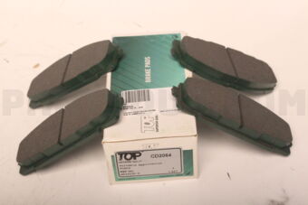TOP MP334JN BRAKE PAD FR.- NON