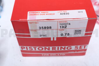 TP 358982FAC075 PISTON RING