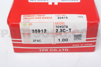 TP 359122FAC100 TY ; PISTON RING ; 3C-T ; 86MM