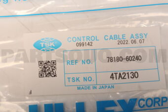 TSK 7818060240 ACCELERATOR CABLE