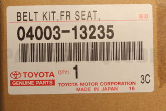 Toyota 0400313235 BELT KIT FR SEAT