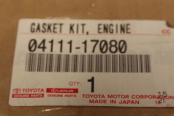Toyota 0411117080 GASKET KIT, ENGINE OVERHAUL