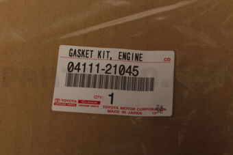 Toyota 0411121045 GASKET KIT ENGINE