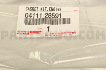 Toyota 0411128591 GASKET KIT, ENGINE OVERHAUL