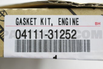 Toyota 0411131252 GASKET KIT, ENGINE OVERHAUL