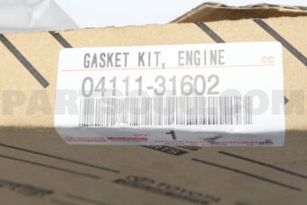 Toyota 0411131602 GASKET KIT, ENGINE OVERHAUL