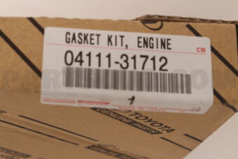 Toyota 0411131712 GASKET KIT, ENGINE OVERHAUL