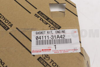 Toyota 0411131A42 GASKET KIT, ENGINE OVERHAUL