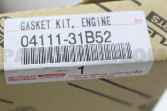 Toyota 0411131B52 GASKET KIT, ENGINE