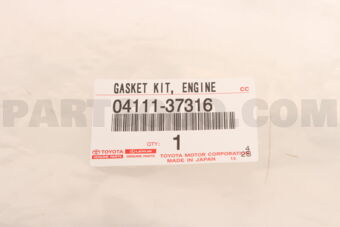 Toyota 0411137316 GASKET KIT ENGINE