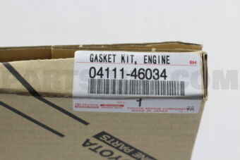 Toyota 0411146034 GASKET KIT, ENGINE
