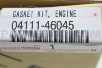 Toyota 0411146045 GASKET KIT, ENGINE OVERHAUL