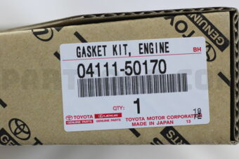 Toyota 0411150170 GASKET KIT, ENGINE OVERHAUL