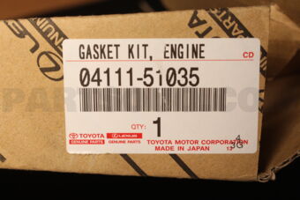 Toyota 0411151035 GASKET KIT ENGINE