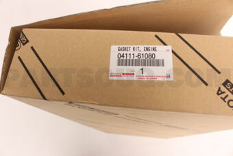 Toyota 0411161080 GASKET KIT, ENGINE OVERHAUL