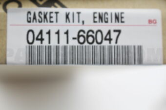 Toyota 0411166047 GASKET KIT, ENGINE