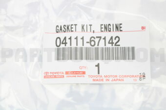 Toyota 0411167142 GASKET KIT ENGINE