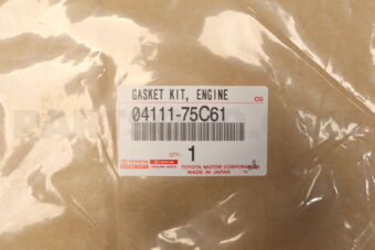 Toyota 0411175C61 GASKET KIT ENGINE