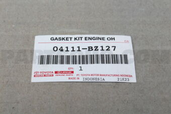 Toyota 04111BZ127 GASKET KIT, ENGINE