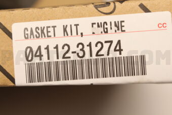 Toyota 0411231274 GASKET KIT, ENGINE VALVE GRIND