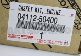 Toyota 0411250400 GASKET KIT, ENGINE VALVE GRIND