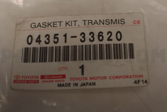 Toyota 0435133620 GASKET KIT