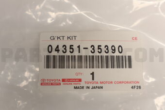 Toyota 0435135390 GASKET KIT, AUTOMATIC TRANSMISSION OVERHAUL
