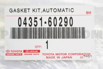 Toyota 0435160290 GASKET KIT,AUTOMATIC