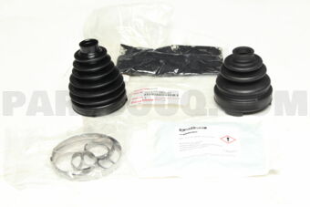 Toyota 0442706540 BOOT KIT, FRONT DRIVE SHAFT, IN & OUTBOARD, RH