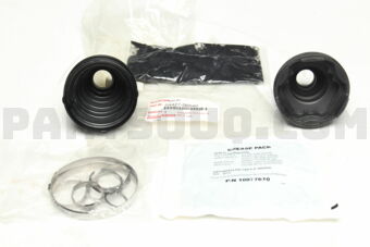 Toyota 0442706540 BOOT KIT, FRONT DRIVE SHAFT, IN & OUTBOARD, RH