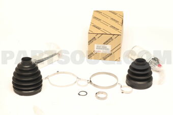 Toyota 0442750020 BOOT KIT, FRONT DRIVE SHAFT, IN & OUTBOARD, RH