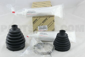 Toyota 0442760090 BOOT KIT, FRONT DRIVE SHAFT, IN & OUTBOARD, RH/LH