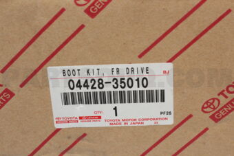 Toyota 0442835010 BOOT KIT, FRONT DRIVE SHAFT