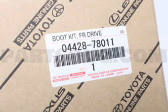 Toyota 0442878011 BOOT KIT FR DRIVE