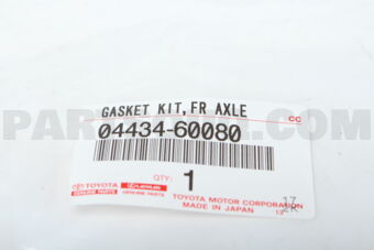 Toyota 0443460080 GASKET KIT, FRONT AXLE OVERHAUL