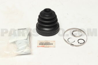 Toyota 0443702280 BOOT KIT, FRONT DRIVE SHAFT INBOARD JOINT, RH/LH