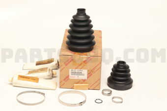 Toyota 0443805040 BOOT KIT, FRONT DRIVE SHAFT, IN & OUTBOARD, RH/LH