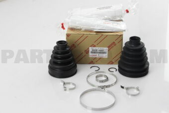 Toyota 0443844051 BOOT KIT, FRONT DRIVE SHAFT, IN & OUTBOARD, RH/LH