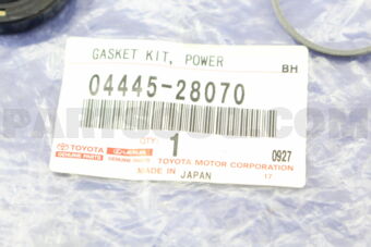 Toyota 0444528070 GASKET KIT, POWER STEERING GEAR(FOR RACK & PINION)