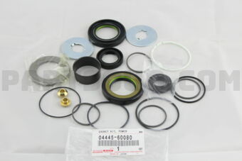 Toyota 0444560080 GASKET KIT, POWER STEERING GEAR(FOR RACK & PINION)