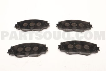 Toyota 0446502310 PAD KIT, DISC BRAKE, FRONT