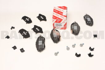 Toyota 0446502391 PAD KIT DISC BRAKE