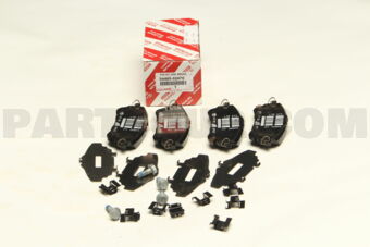 Toyota 0446502470 PAD KIT DISC BRAKE