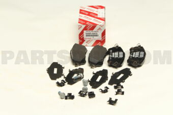 Toyota 0446502470 PAD KIT DISC BRAKE
