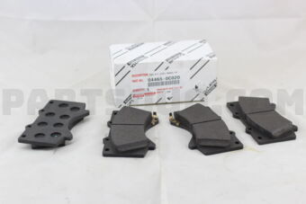 Toyota 044650C020 PAD KIT, DISC BRAKE, FRONT