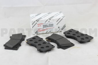 Toyota 044650C020 PAD KIT, DISC BRAKE, FRONT