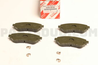 Toyota 044650D160 PAD KIT, DISC BRAKE, FRONT