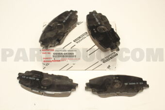 Toyota 044650E060 PAD KIT, DISC BRAKE