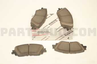 Toyota 044650E060 PAD KIT, DISC BRAKE